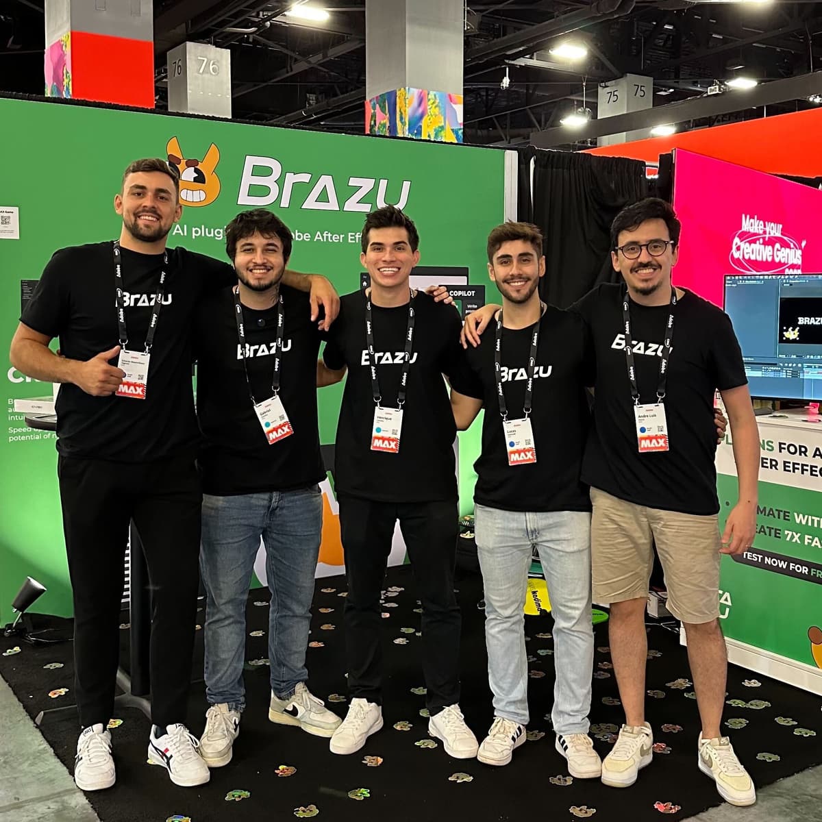 Brazu team at Adobe MAX 2024